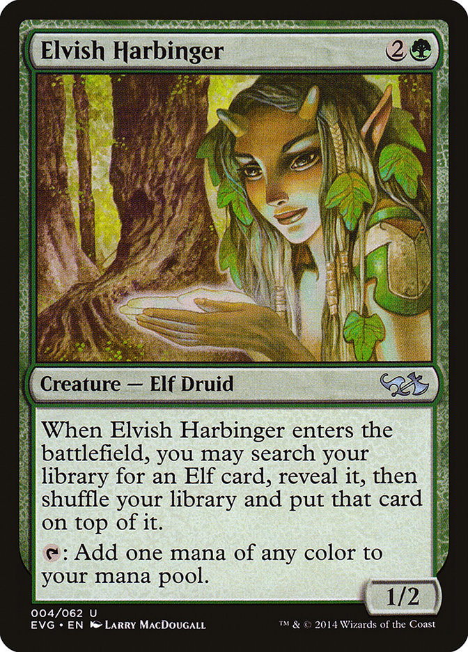 Elvish Harbinger (Elves vs. Goblins) [Duel Decks Anthology] | PLUS EV GAMES 