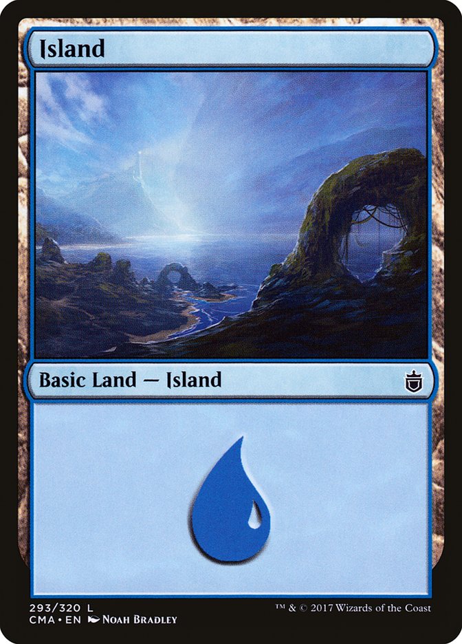 Island (293) [Commander Anthology] | PLUS EV GAMES 