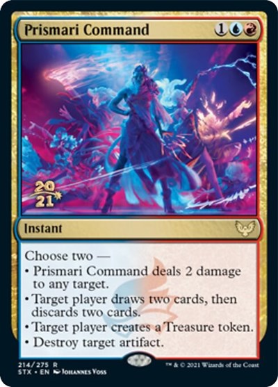 Prismari Command [Strixhaven: School of Mages Prerelease Promos] | PLUS EV GAMES 