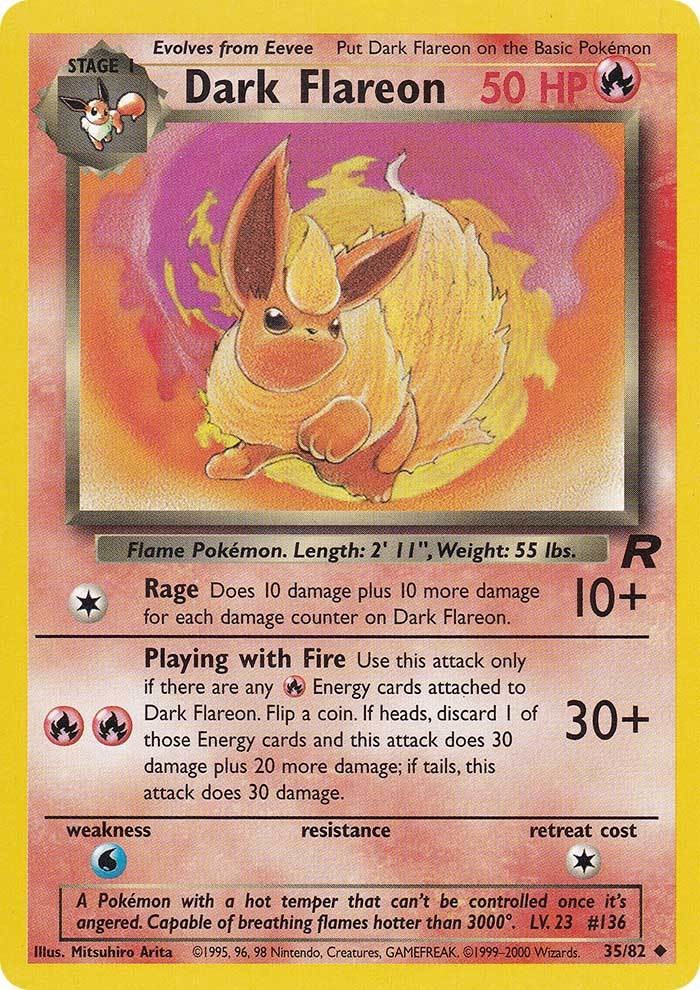 Dark Flareon (35/82) [Team Rocket]