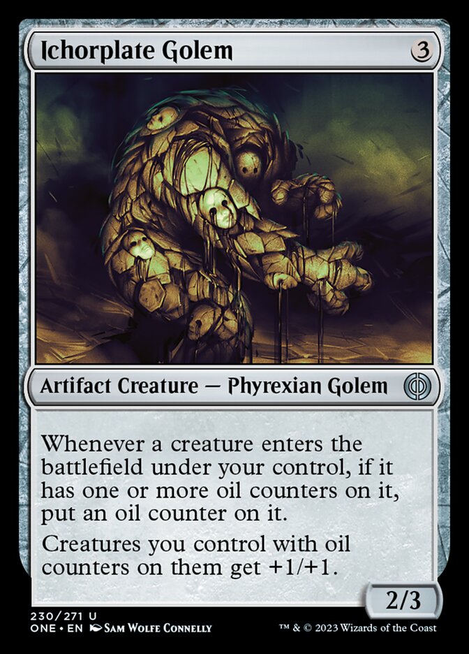 Ichorplate Golem [Phyrexia: All Will Be One] | PLUS EV GAMES 
