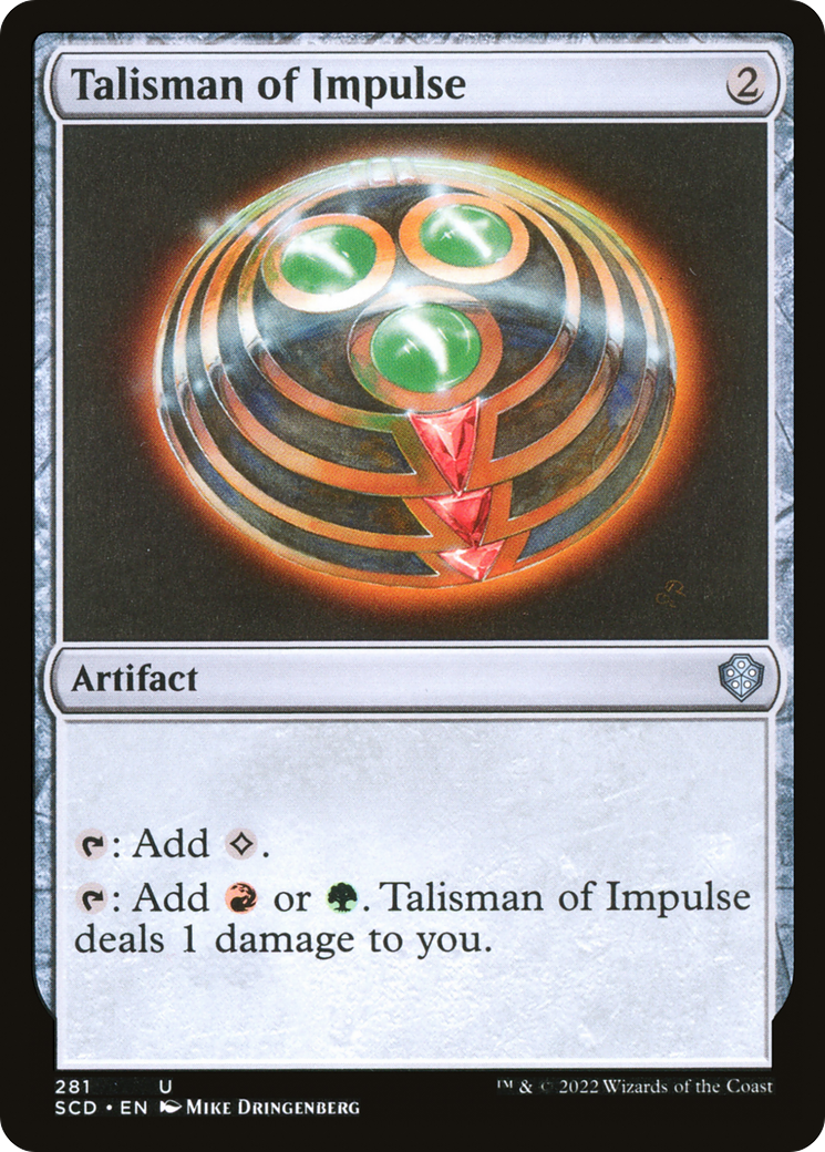 Talisman of Impulse [Starter Commander Decks] | PLUS EV GAMES 