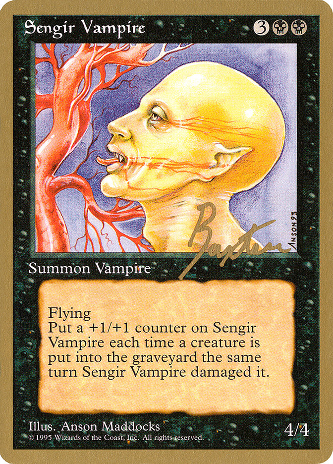 Sengir Vampire (George Baxter) [Pro Tour Collector Set] | PLUS EV GAMES 