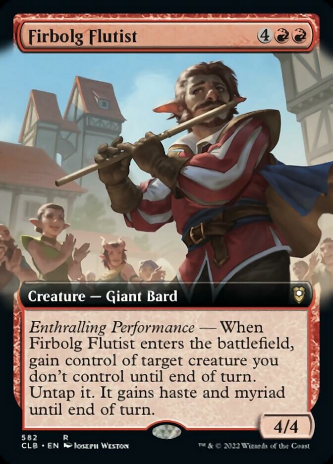 Firbolg Flutist (Extended Art) [Commander Legends: Battle for Baldur's Gate] | PLUS EV GAMES 