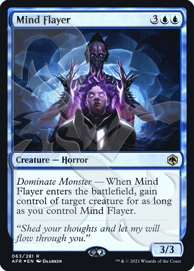 Mind Flayer (Ampersand Promo) [Dungeons & Dragons: Adventures in the Forgotten Realms Promos] | PLUS EV GAMES 