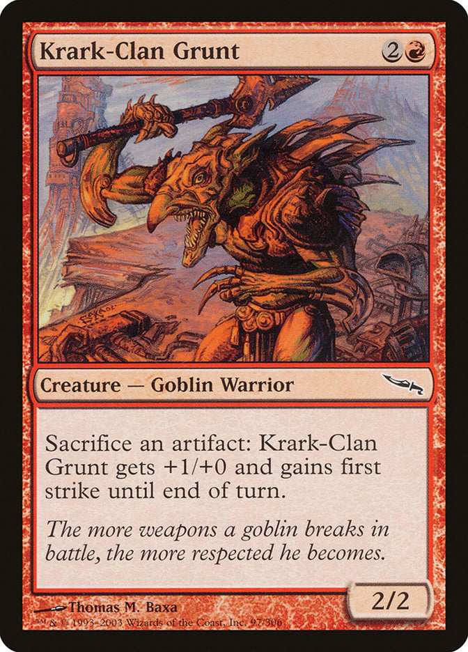 Krark-Clan Grunt [Mirrodin] | PLUS EV GAMES 