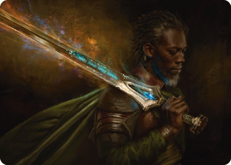 Anduril, Flame of the West Art Card [The Lord of the Rings: Tales of Middle-earth Art Series] | PLUS EV GAMES 
