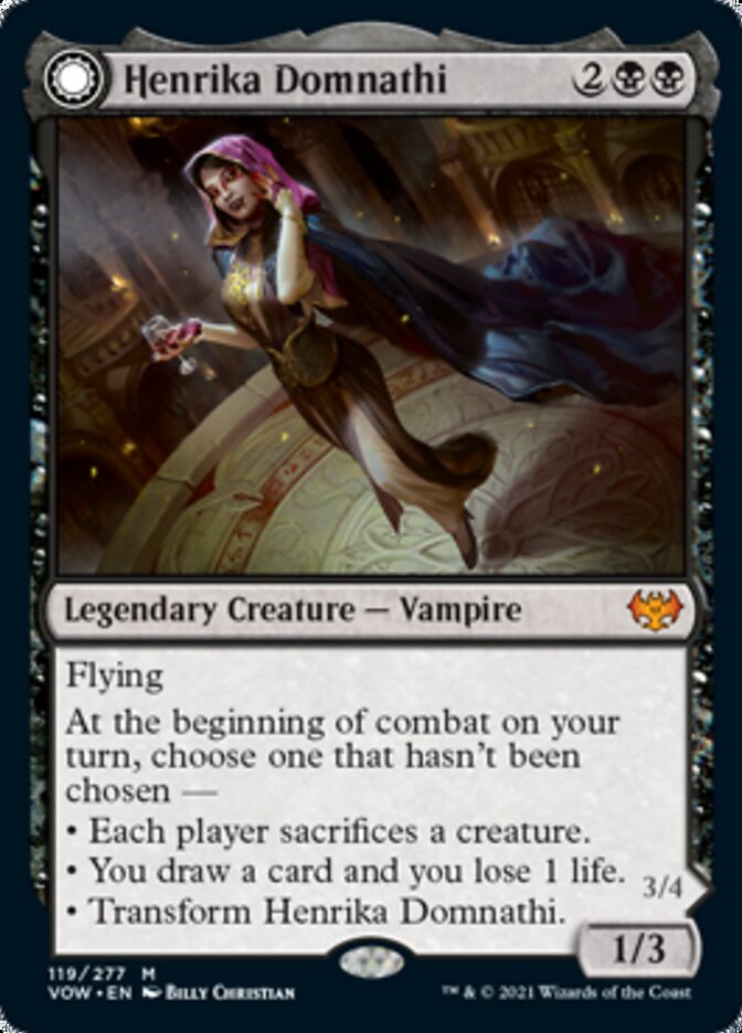 Henrika Domnathi // Henrika, Infernal Seer [Innistrad: Crimson Vow] | PLUS EV GAMES 