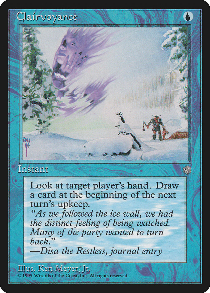 Clairvoyance [Ice Age] | PLUS EV GAMES 