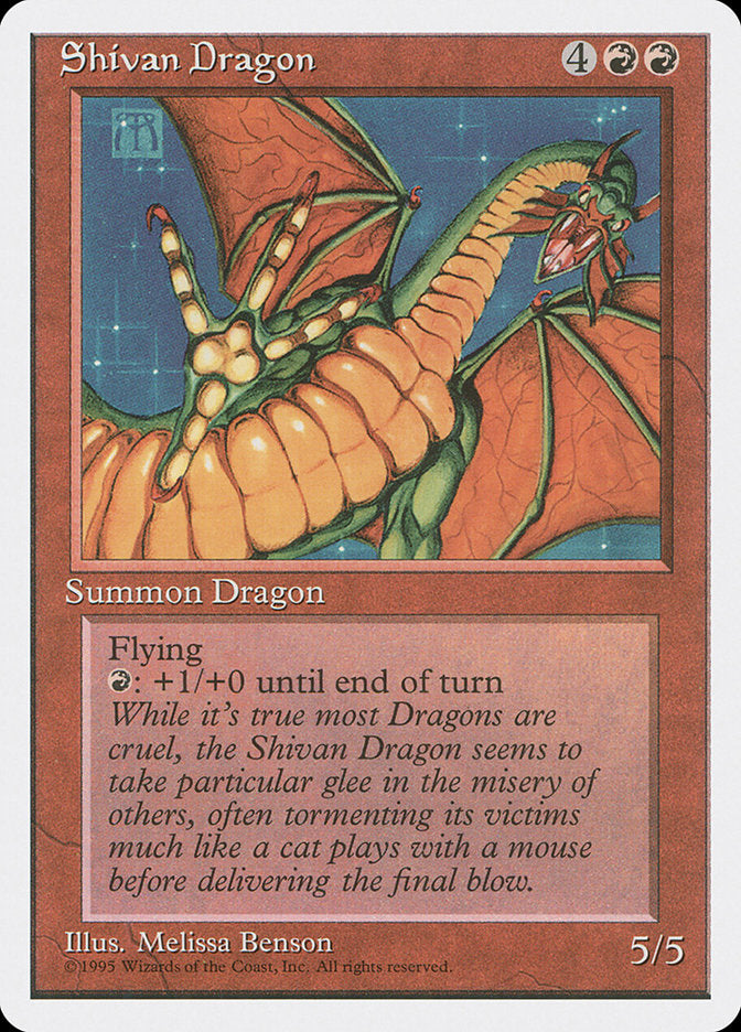 Shivan Dragon [Fourth Edition] | PLUS EV GAMES 