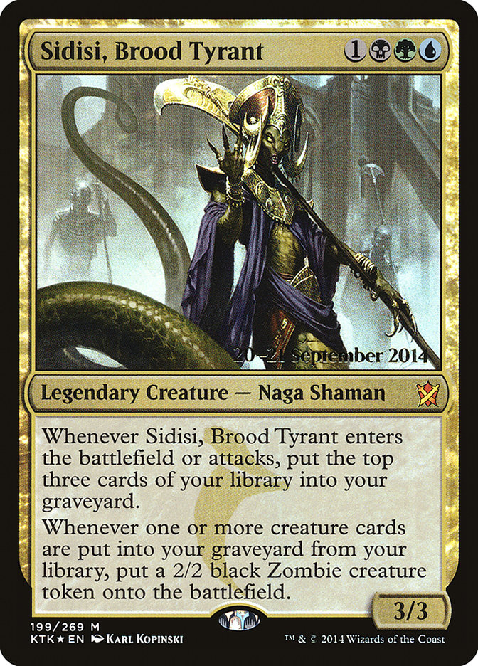 Sidisi, Brood Tyrant  [Khans of Tarkir Prerelease Promos] | PLUS EV GAMES 