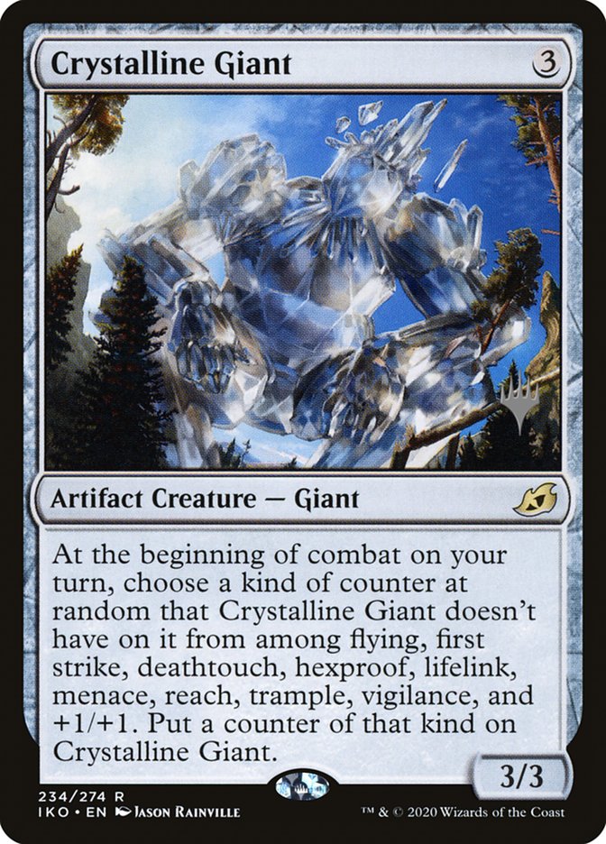 Crystalline Giant (Promo Pack) [Ikoria: Lair of Behemoths Promos] | PLUS EV GAMES 