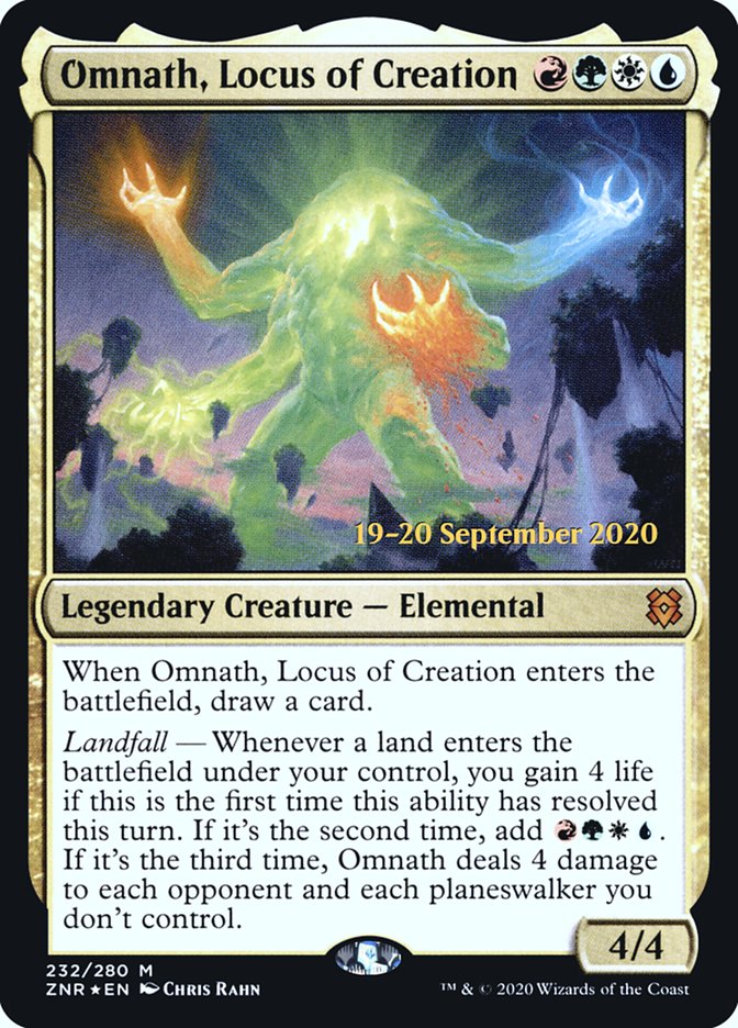 Omnath, Locus of Creation  [Zendikar Rising Prerelease Promos] | PLUS EV GAMES 