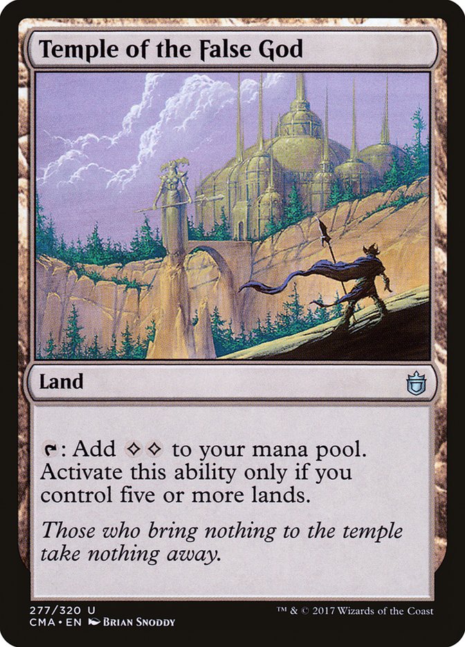 Temple of the False God [Commander Anthology] | PLUS EV GAMES 