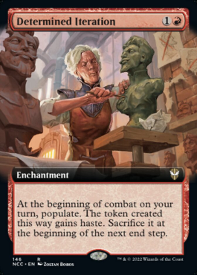 Determined Iteration (Extended Art) [Streets of New Capenna Commander] | PLUS EV GAMES 