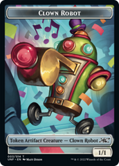 Clown Robot (003) // Storm Crow Double-sided Token [Unfinity Tokens] | PLUS EV GAMES 