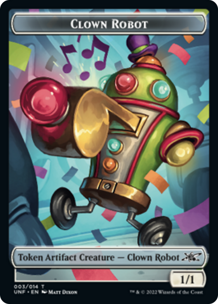 Clown Robot (003) // Balloon Double-sided Token [Unfinity Tokens] | PLUS EV GAMES 