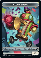 Clown Robot (003) // Treasure (012) Double-sided Token [Unfinity Tokens] | PLUS EV GAMES 