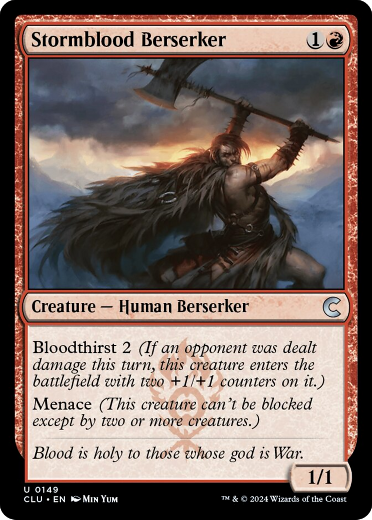 Stormblood Berserker [Ravnica: Clue Edition] | PLUS EV GAMES 