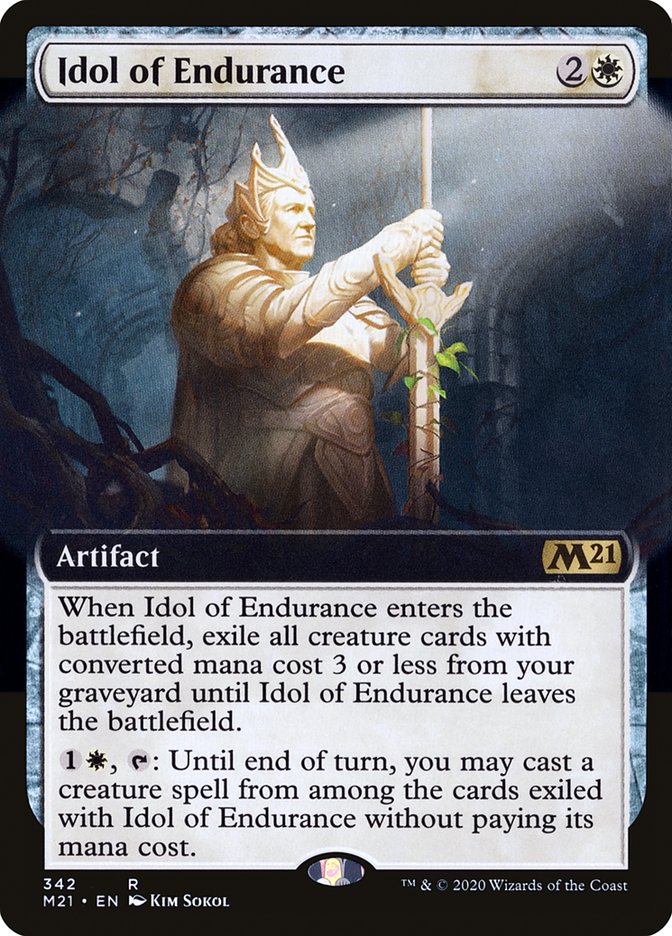 Idol of Endurance (Extended) [Core Set 2021] | PLUS EV GAMES 