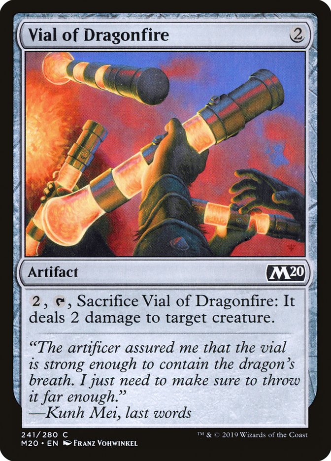 Vial of Dragonfire [Core Set 2020] | PLUS EV GAMES 