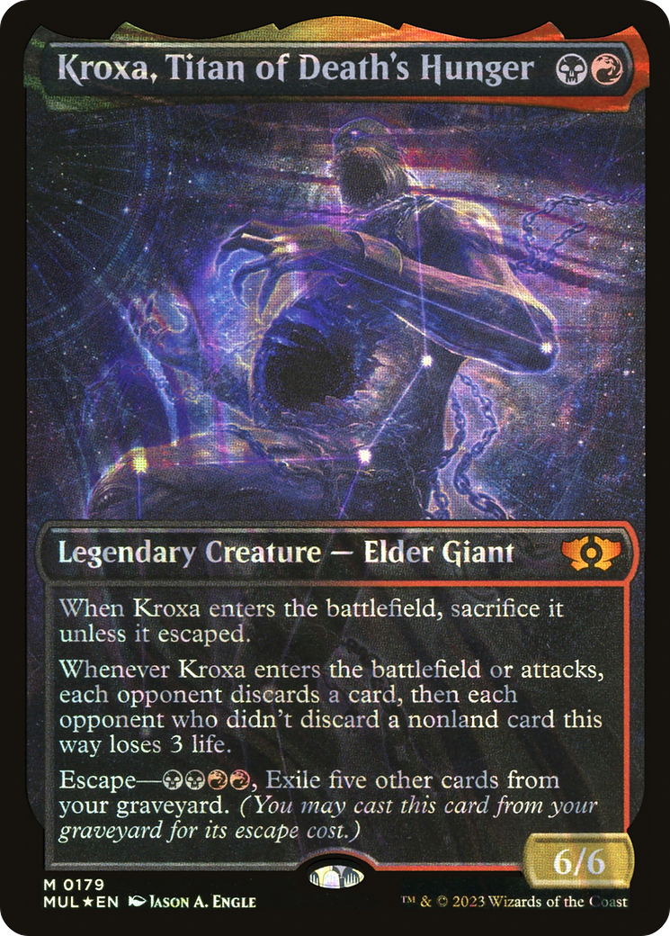 Kroxa, Titan of Death's Hunger (Halo Foil) [Multiverse Legends] | PLUS EV GAMES 