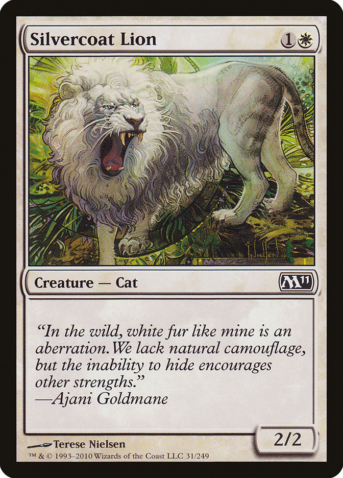 Silvercoat Lion [Magic 2011] | PLUS EV GAMES 