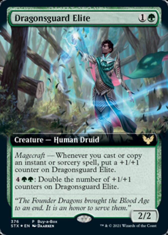 Dragonsguard Elite (Buy-A-Box) [Strixhaven: School of Mages Promos] | PLUS EV GAMES 