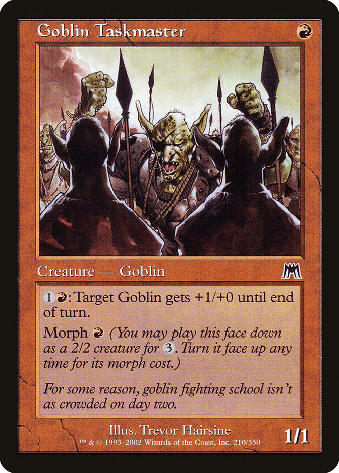 Goblin Taskmaster [Onslaught] | PLUS EV GAMES 