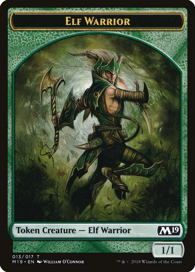 Elf Warrior [Core Set 2019 Tokens] | PLUS EV GAMES 