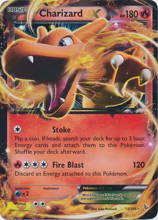 Charizard EX (11/106) (Jumbo Card) [XY: Flashfire] | PLUS EV GAMES 