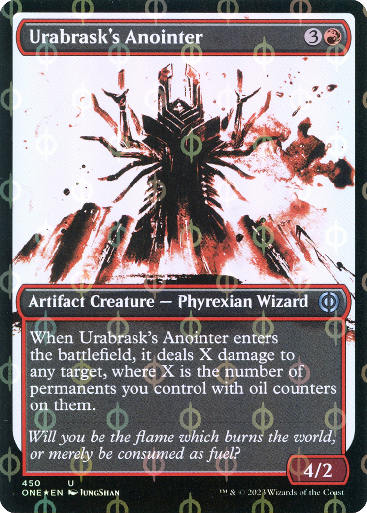 Urabrask's Anointer (Showcase Ichor Step-and-Compleat Foil) [Phyrexia: All Will Be One] | PLUS EV GAMES 