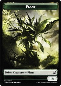 Plant // Morph Double-sided Token [Commander 2019 Tokens] | PLUS EV GAMES 