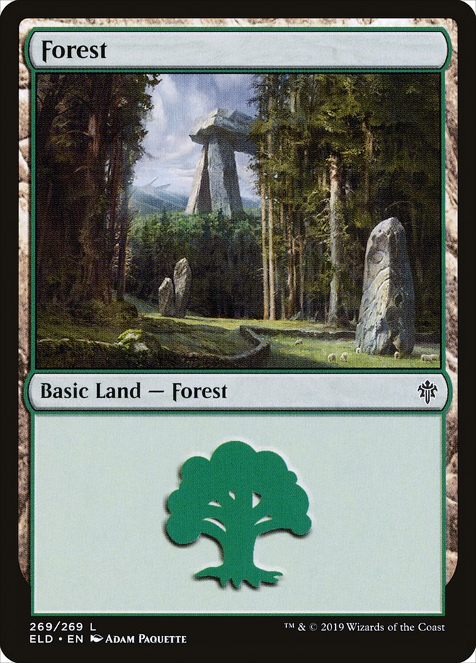 Forest (269) [Throne of Eldraine] | PLUS EV GAMES 