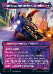 Flamewar, Brash Veteran // Flamewar, Streetwise Operative (Shattered Glass) [Universes Beyond: Transformers] | PLUS EV GAMES 