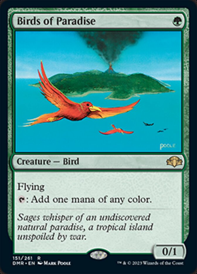 Birds of Paradise [Dominaria Remastered] | PLUS EV GAMES 