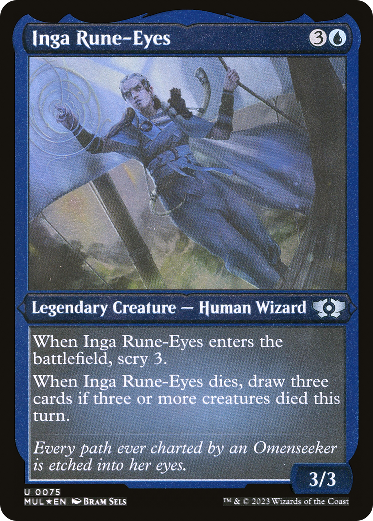 Inga Rune-Eyes (Foil Etched) [Multiverse Legends] | PLUS EV GAMES 