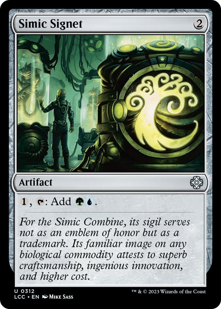 Simic Signet [The Lost Caverns of Ixalan Commander] | PLUS EV GAMES 