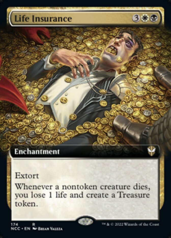 Life Insurance (Extended Art) [Streets of New Capenna Commander] | PLUS EV GAMES 