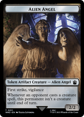 Alien Angel // Clue (0021) Double-Sided Token [Doctor Who Tokens] | PLUS EV GAMES 