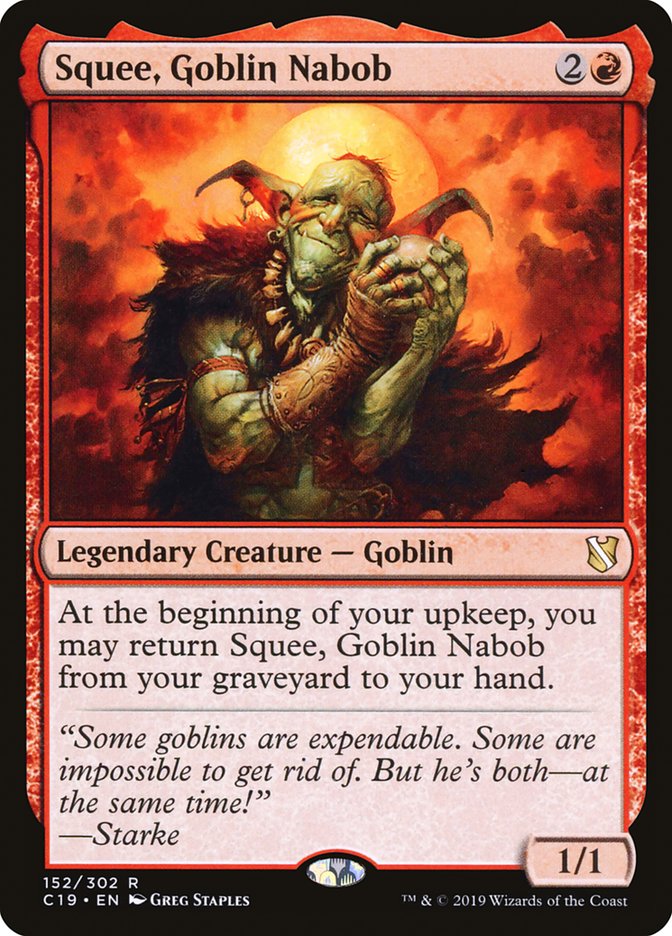Squee, Goblin Nabob [Commander 2019] | PLUS EV GAMES 