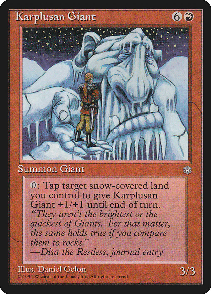 Karplusan Giant [Ice Age] | PLUS EV GAMES 