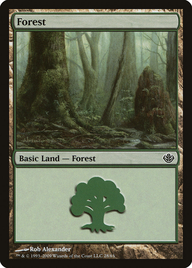 Forest (28) [Duel Decks: Garruk vs. Liliana] | PLUS EV GAMES 