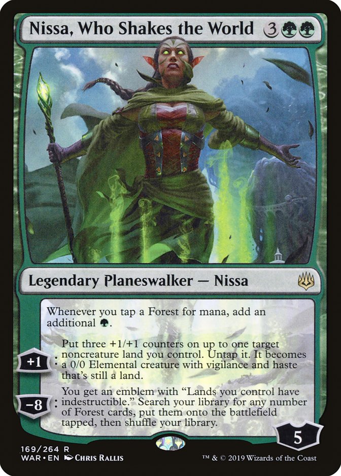 Nissa, Who Shakes the World [War of the Spark] | PLUS EV GAMES 