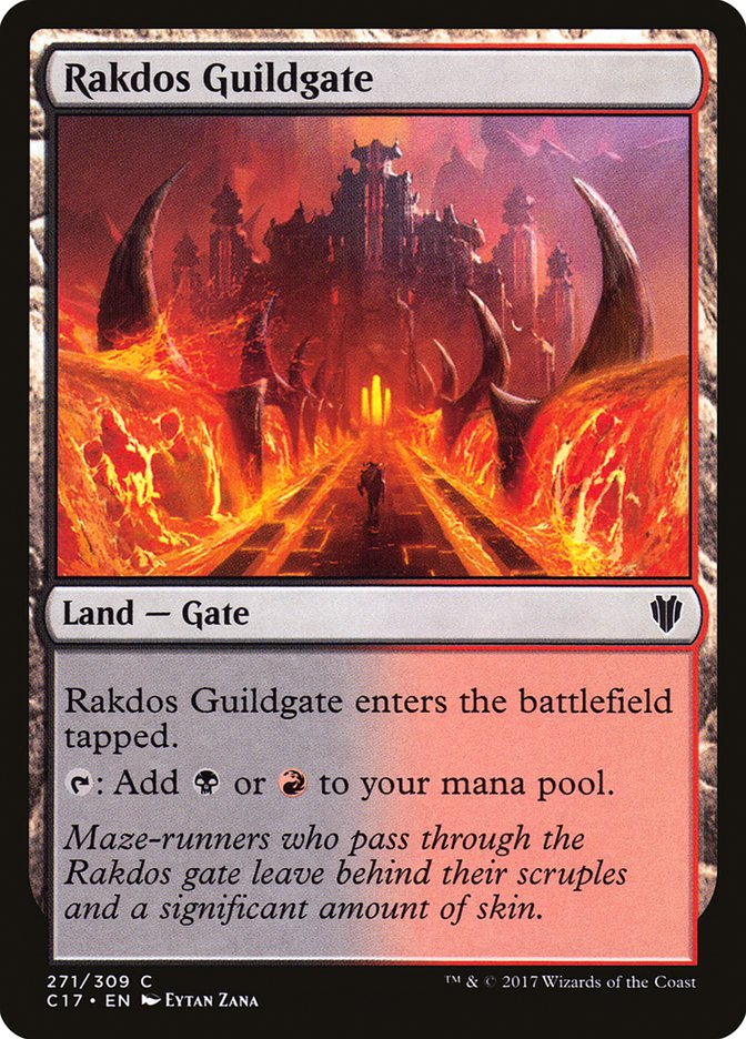 Rakdos Guildgate [Commander 2017] | PLUS EV GAMES 