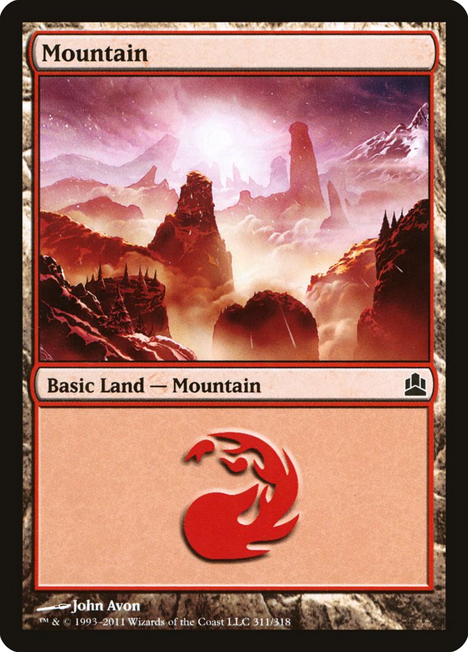 Mountain (311) [Commander 2011] | PLUS EV GAMES 