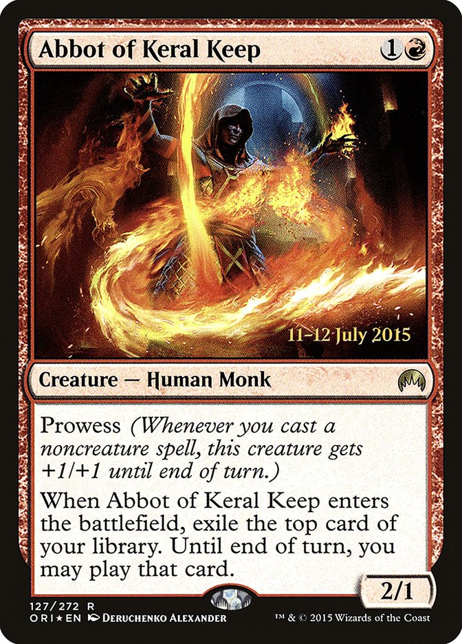 Abbot of Keral Keep [Magic Origins Prerelease Promos] | PLUS EV GAMES 
