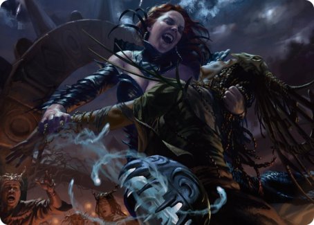 Olivia's Midnight Ambush Art Card [Innistrad: Midnight Hunt Art Series] | PLUS EV GAMES 