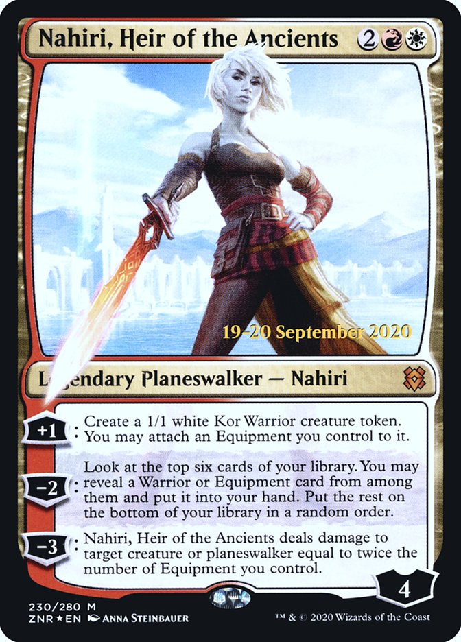 Nahiri, Heir of the Ancients  [Zendikar Rising Prerelease Promos] | PLUS EV GAMES 