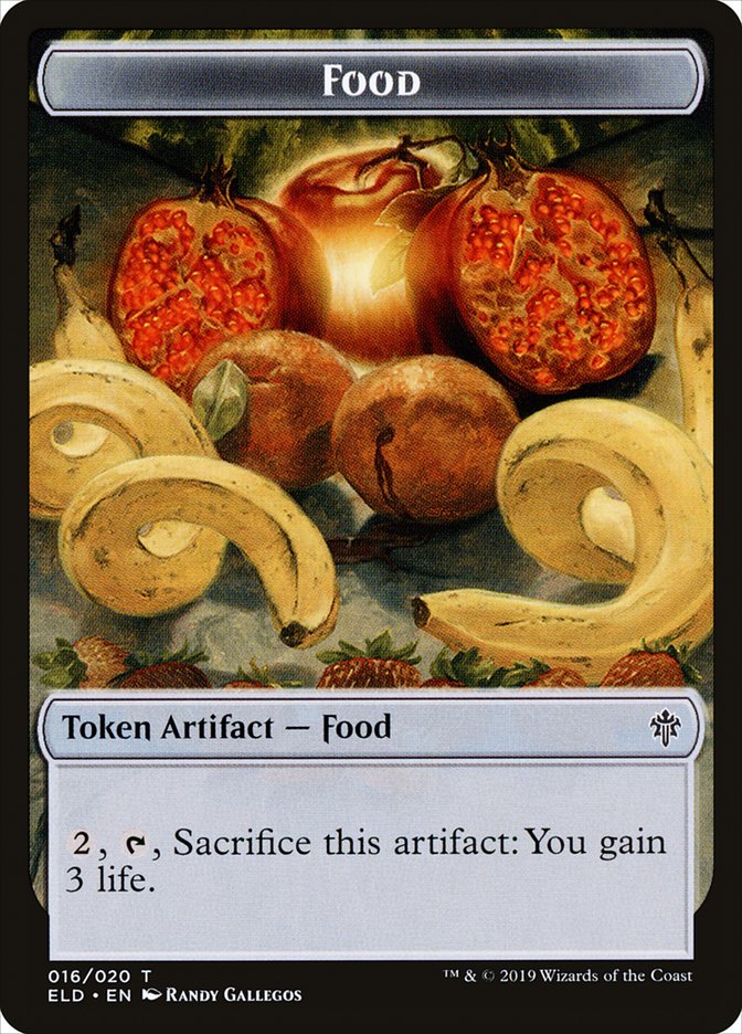 Food (016/020) [Throne of Eldraine Tokens] | PLUS EV GAMES 